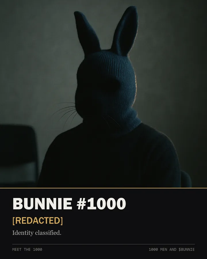 Obscured portrait of Bunnie #1000